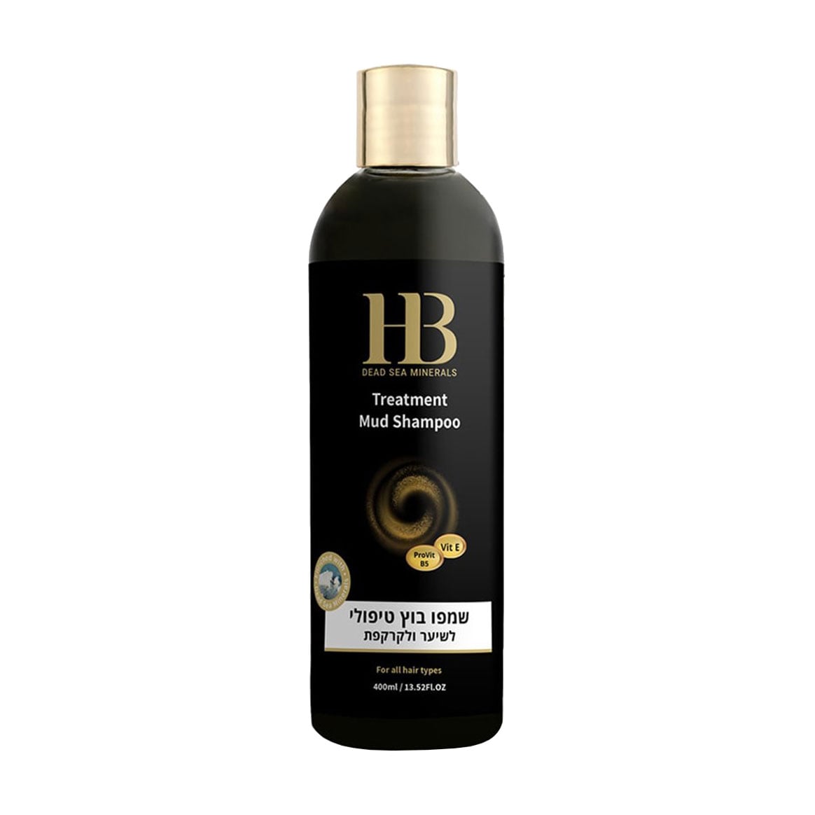 Шампунь для всіх типів волосся та шкіри голови Health And Beauty Treatment Mud Shampoo з грязями Мертвого моря,  400 мл